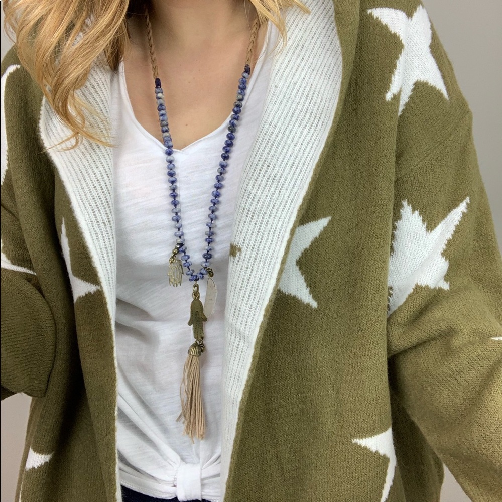 Star Crossed Hooded Cardigan Sweater - Picture 8 of 8